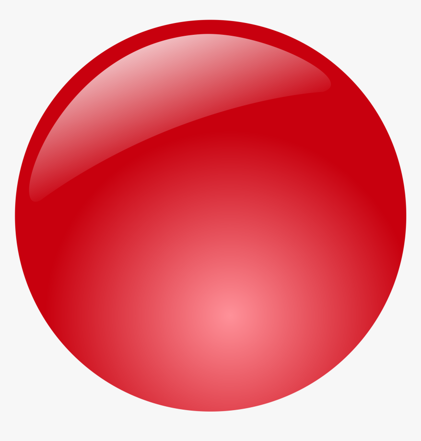 File Glass Button Red Svg Wikimedia Commons - Circle, HD Png Download, Free Download