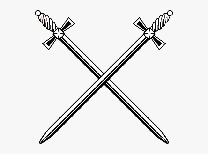 Medieval Crossed Swords Transparent, HD Png Download, Free Download