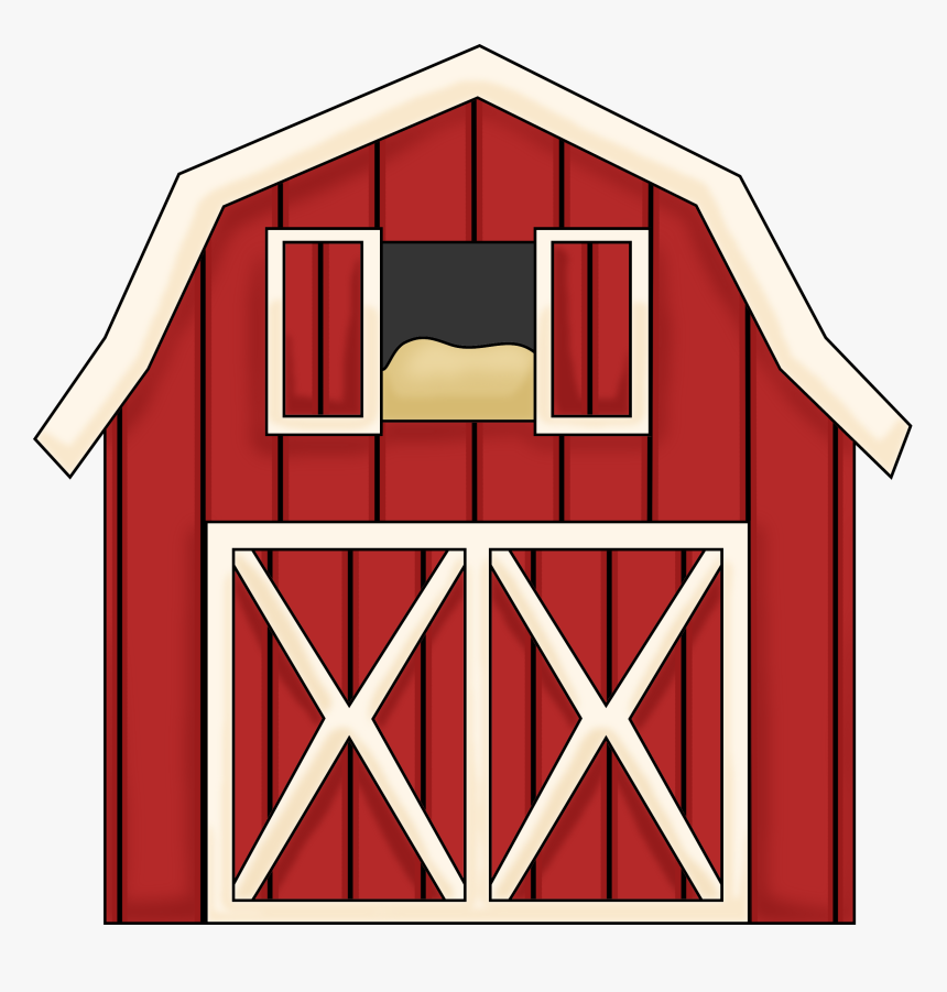 Free Clip Art Of Barn Clipart 4627 Best Red Barn Silhouette - Old Macdonald Farm House, HD Png Download, Free Download