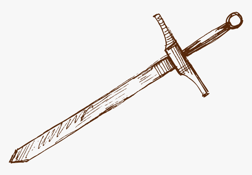 Suit Of Swords Clip Art - Transparent Sword Clip Art, HD Png Download, Free Download