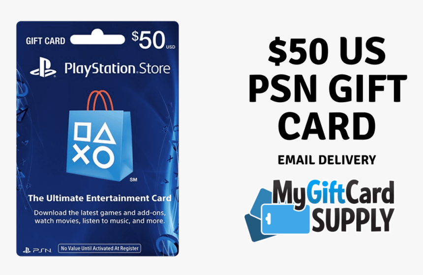 10 Psn Gift Card - Gift Card Psn, HD Png Download, Free Download