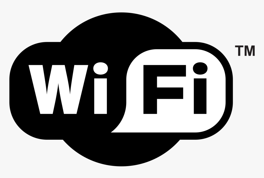 Wifi Logo Black And White - Wi Fi, HD Png Download, Free Download