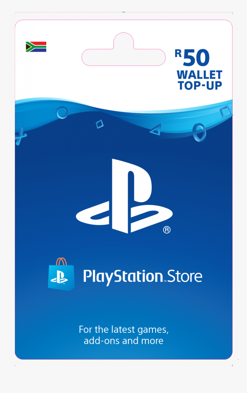 R50 Wallet Top-up For Purchases On Playstation Store - Ps4 Wallet Top Up, HD Png Download, Free Download