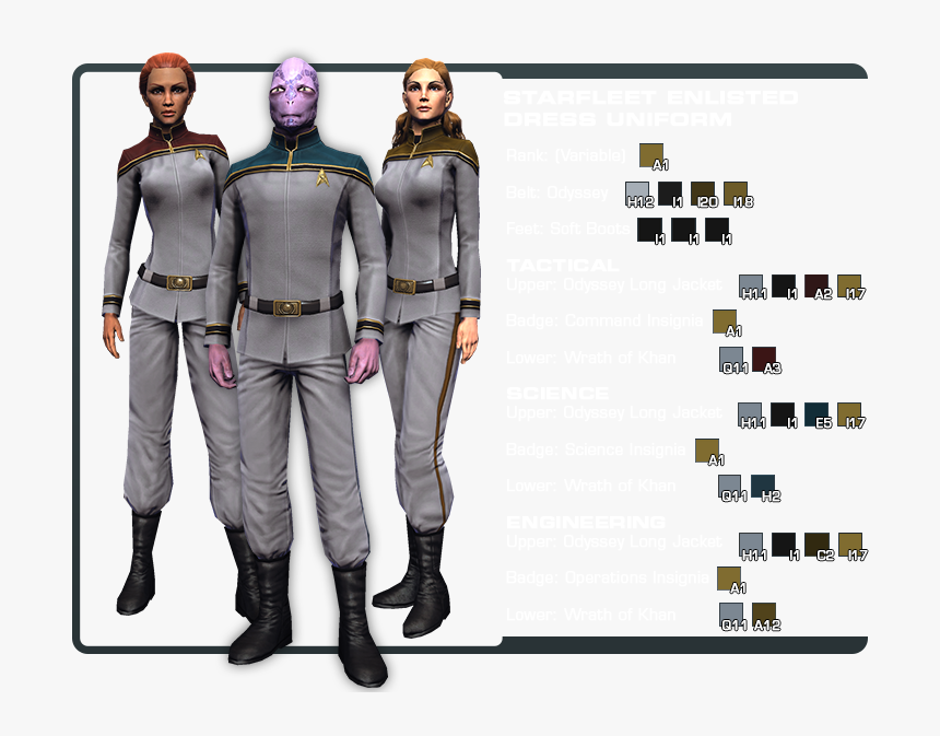 09 ] - Star Trek Online Maco Uniform, HD Png Download, Free Download