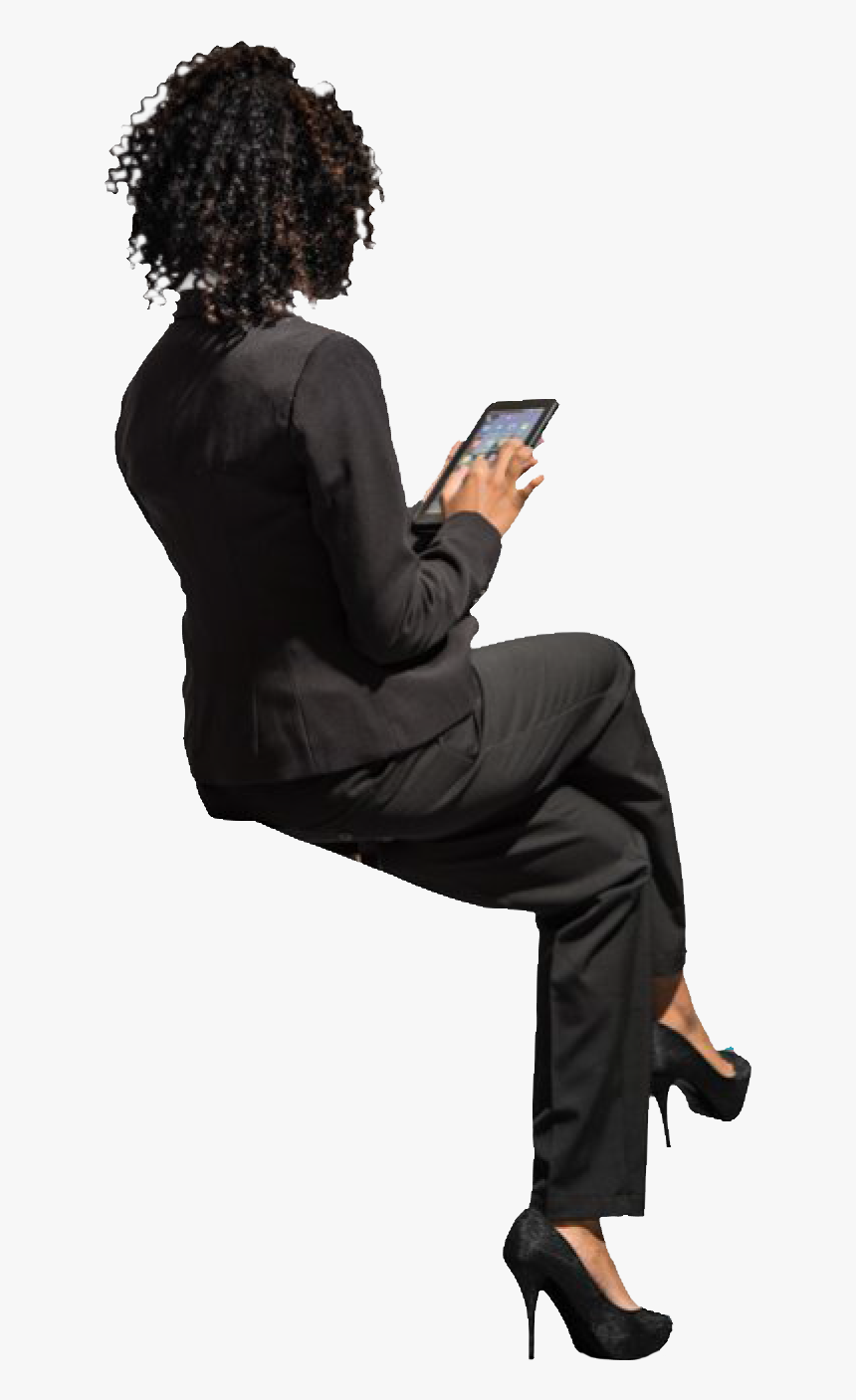 Transparent Person Sitting Silhouette Png - Cutout Sitting People Png, Png Download, Free Download