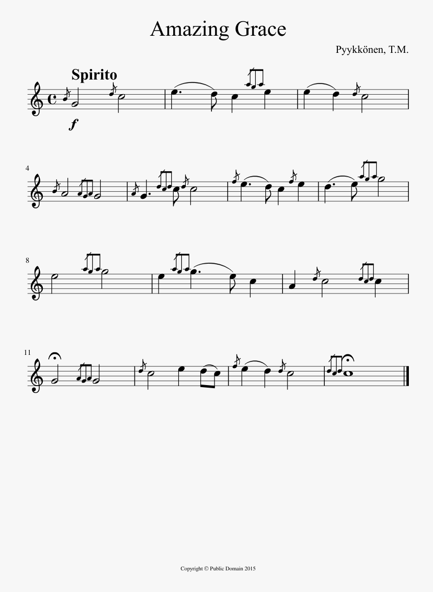 Free Amazing Grace Sheet Music For Bagpipes, HD Png Download, Free Download