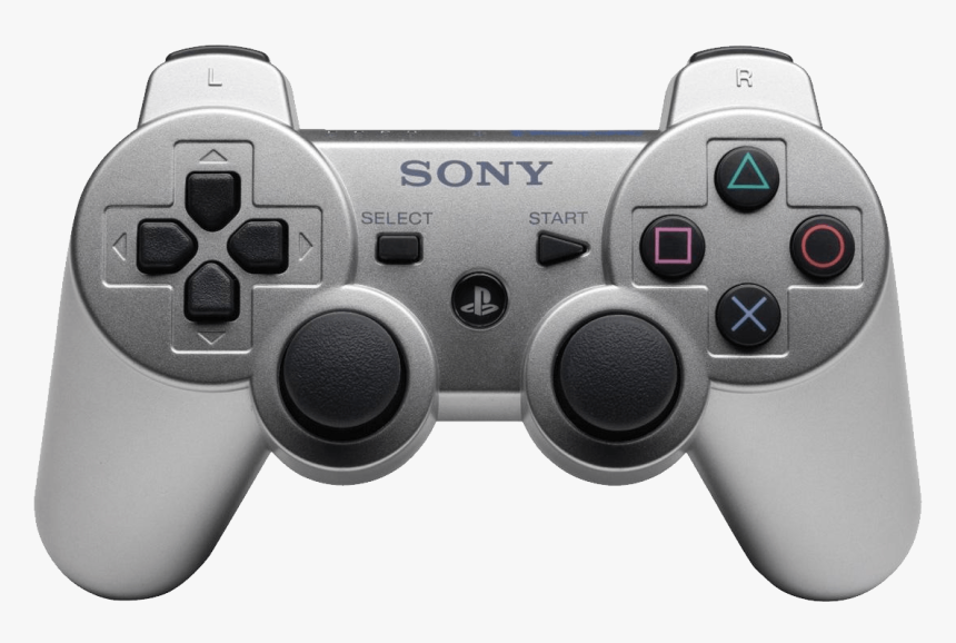 Playstation Joystick - Ps3 Controller Silver, HD Png Download, Free Download