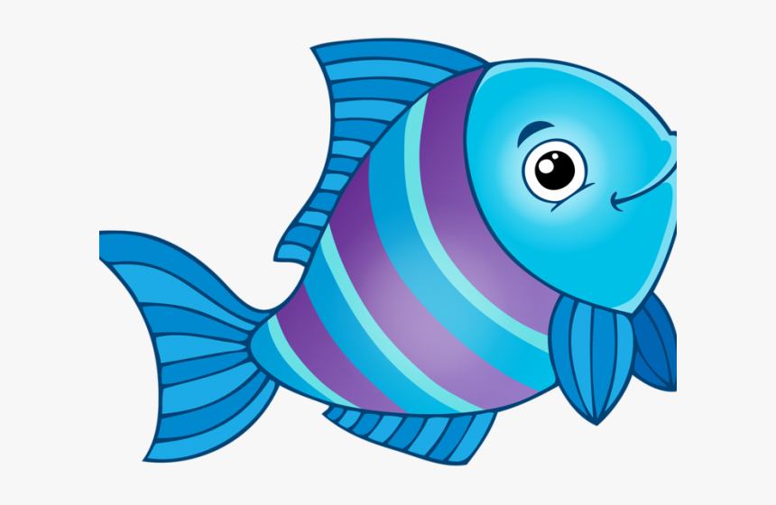Ocean Clipart Rocks - Ocean Animals Cartoon Fish, HD Png Download - kindpng
