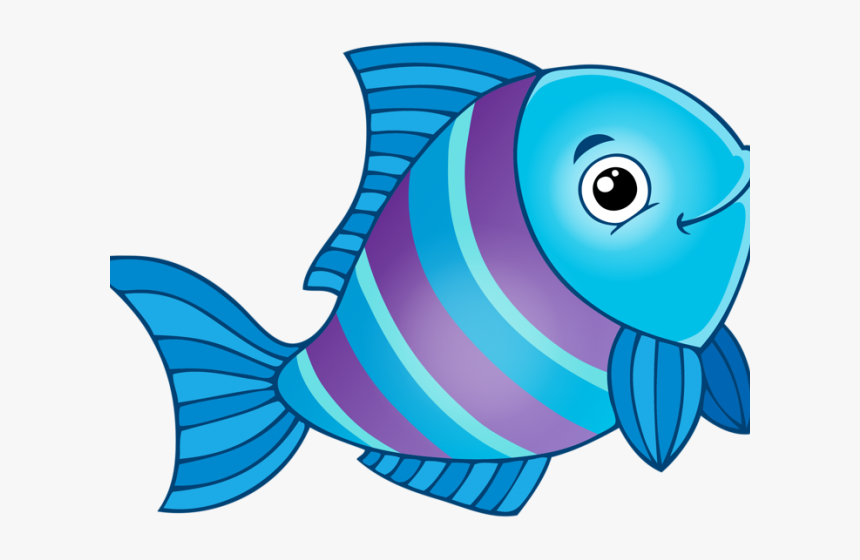 Ocean Clipart Rocks - Ocean Animals Cartoon Fish, HD Png Download, Free Download