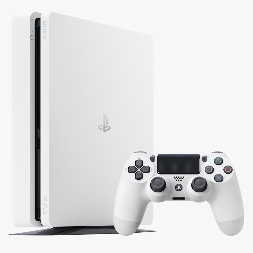 Transparent Ps4 Pro Png - Playstation 4 Slim White 500gb, Png Download, Free Download