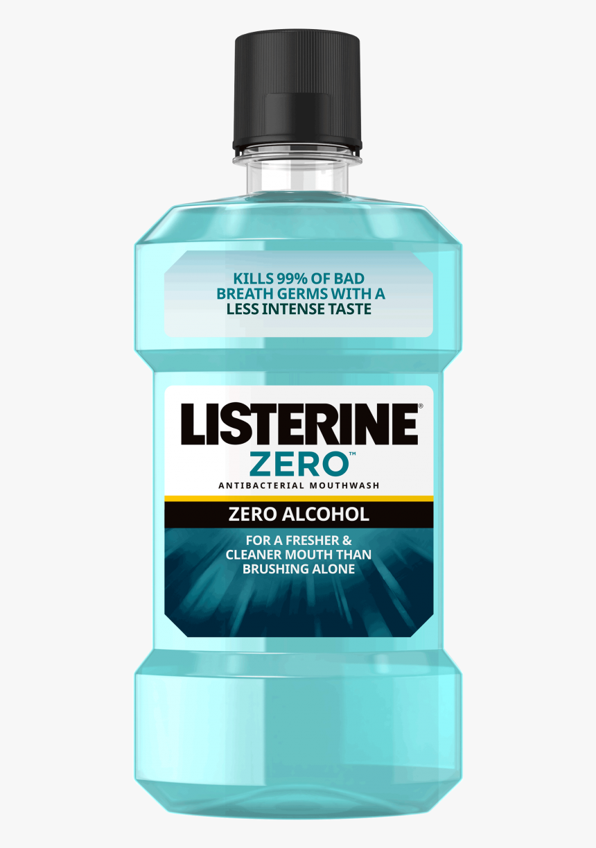 New Listerine Zero Clean - Listerine Cool Mint Zero Alcohol, HD Png Download, Free Download