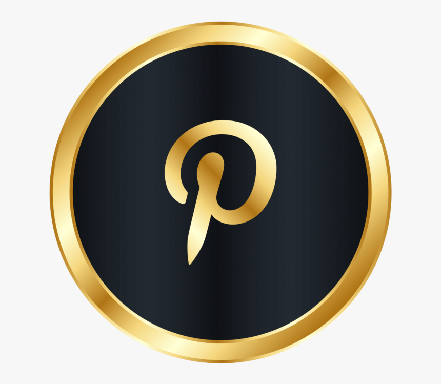 Luxury Pinterest Icon Png Image Free Download Searchpng - Circle, Transparent Png, Free Download