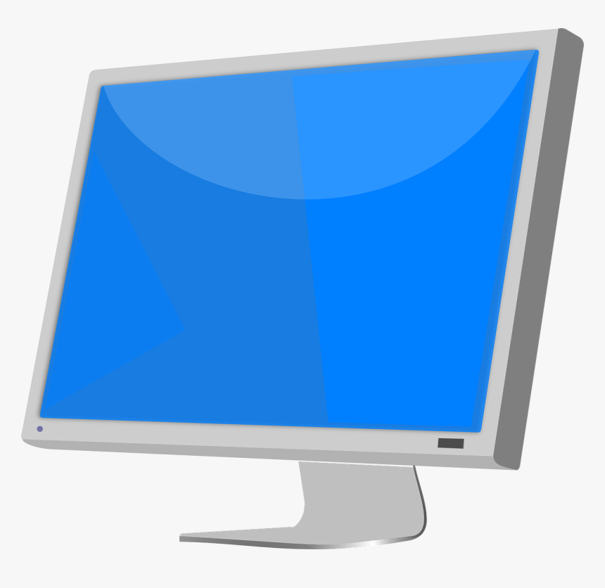 Monitor, Display, Computer, Screen, Isolated - Monitor Image For Drawing, HD Png Download, Free Download