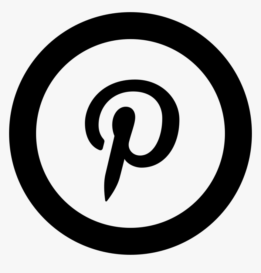 Pinterest Icon Png Circle - Compass Symbol, Transparent Png, Free Download