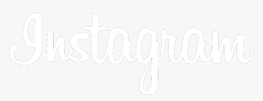 Instagram Font Logo White Png - Calligraphy, Transparent Png, Free Download