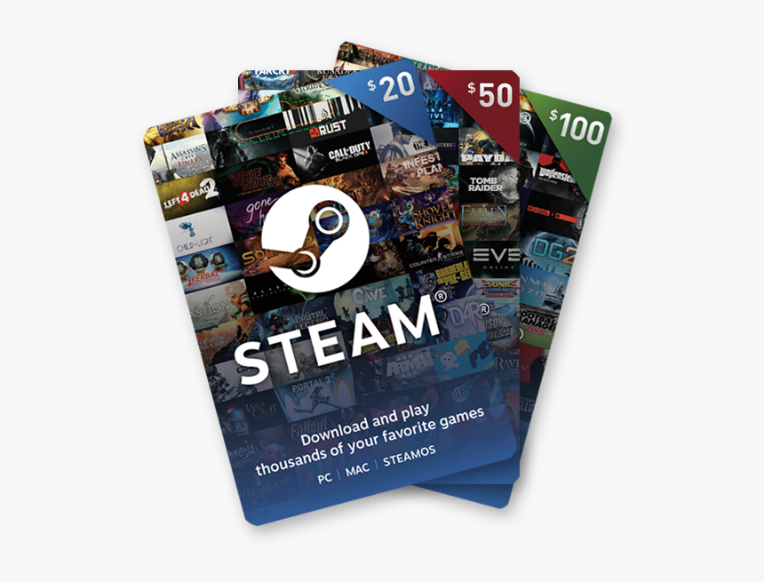 $50 Steam Gift Card, HD Png Download, Free Download