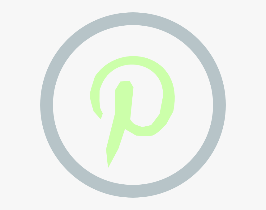 Pinterest Icon Circle Svg Clip Arts - Circle, HD Png Download, Free Download