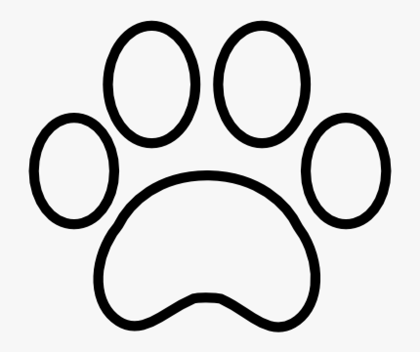 Print Free Clipart Download Icon Pinterest Outlines - White Paw Patrol Paw Print, HD Png Download, Free Download