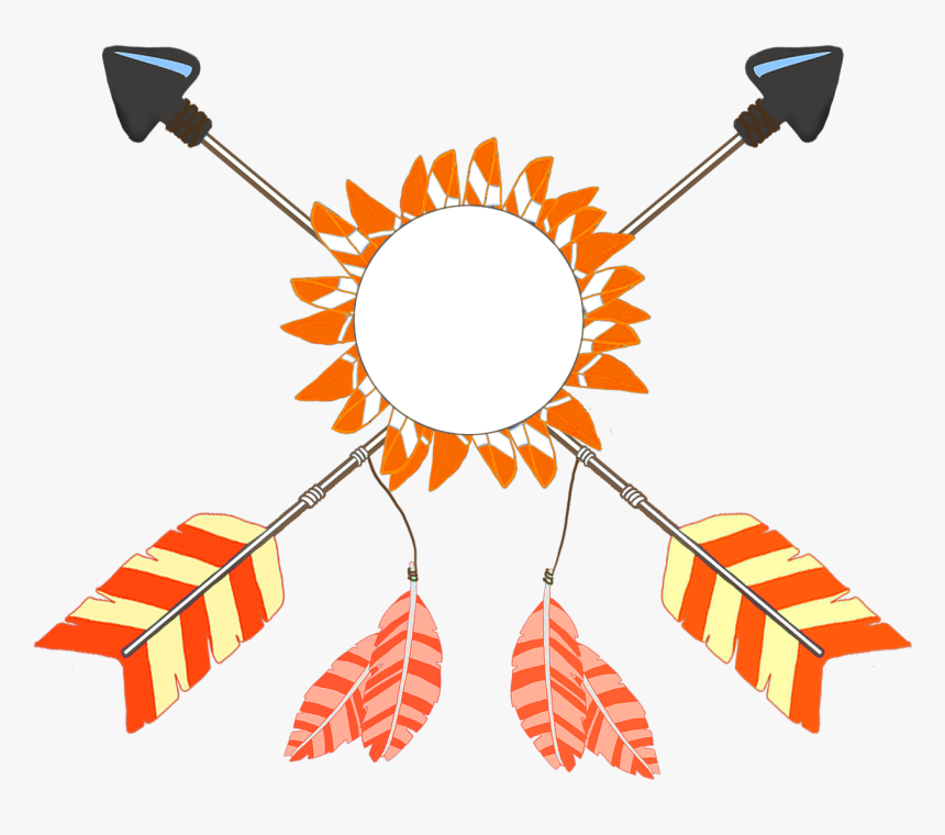 Tribal Crossed Arrows Graphic - Crossed Arrows Clip Art, HD Png Download, Free Download