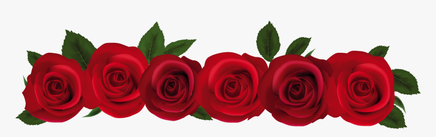 Roses Rose Garland Frame Clipart Clipart Kid - Rose Clip Art Border, HD Png Download, Free Download