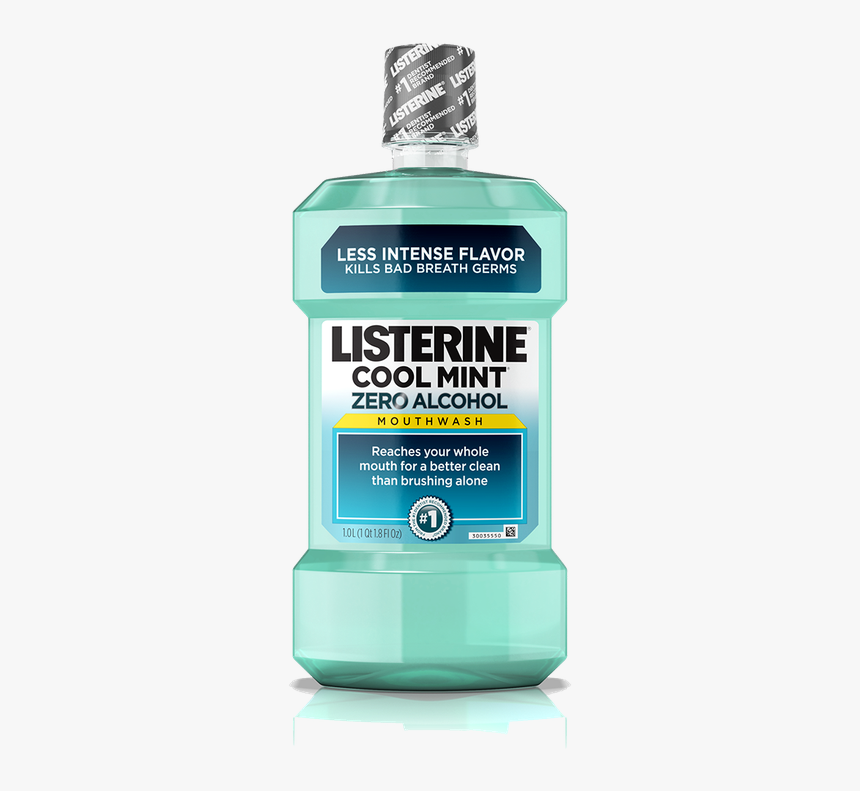 Listerine Cool Mint Zero Alcohol, HD Png Download, Free Download