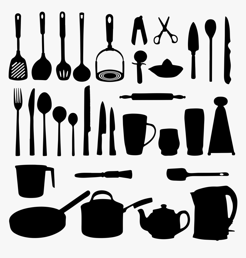 Clipart Kitchen Utensils, HD Png Download, Free Download