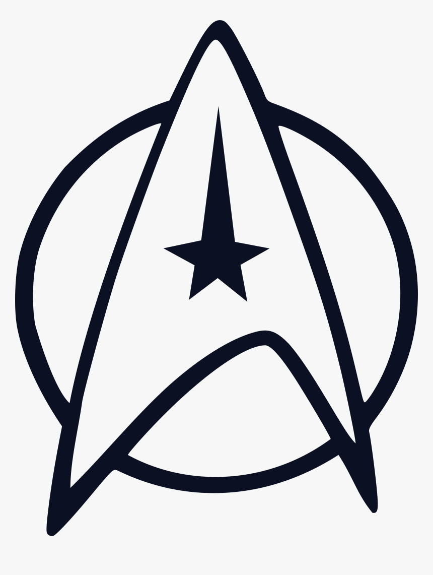 Starfleet Logo Png Transparent & Svg Vector - Star Trek Logo Png, Png Download, Free Download