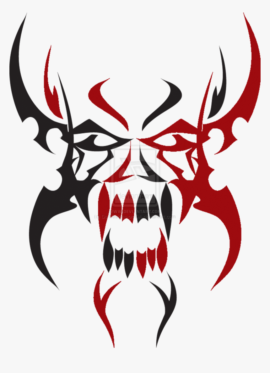 Pirate Skull Tattoo Tribal, HD Png Download, Free Download
