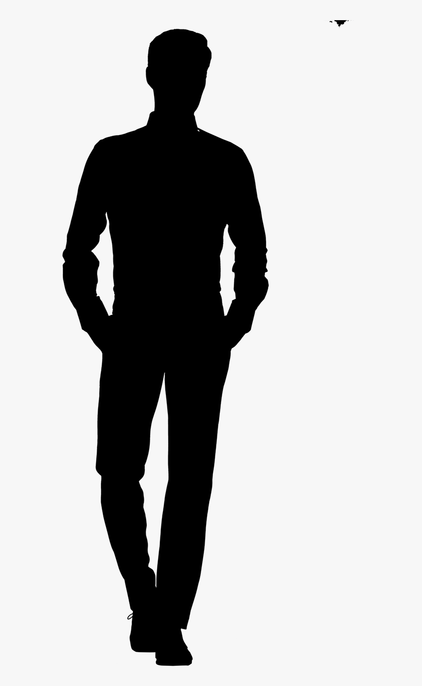 Man Silhouette Png Free Download - Silhouette Man Standing Png, Transparent Png, Free Download