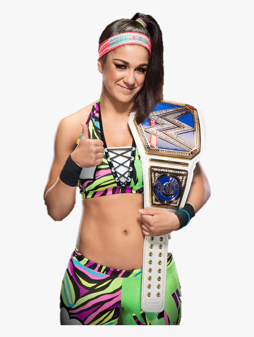 Wwe Bayley Png - Bayley Smackdown Women's Champion Png, Transparent Png, Free Download