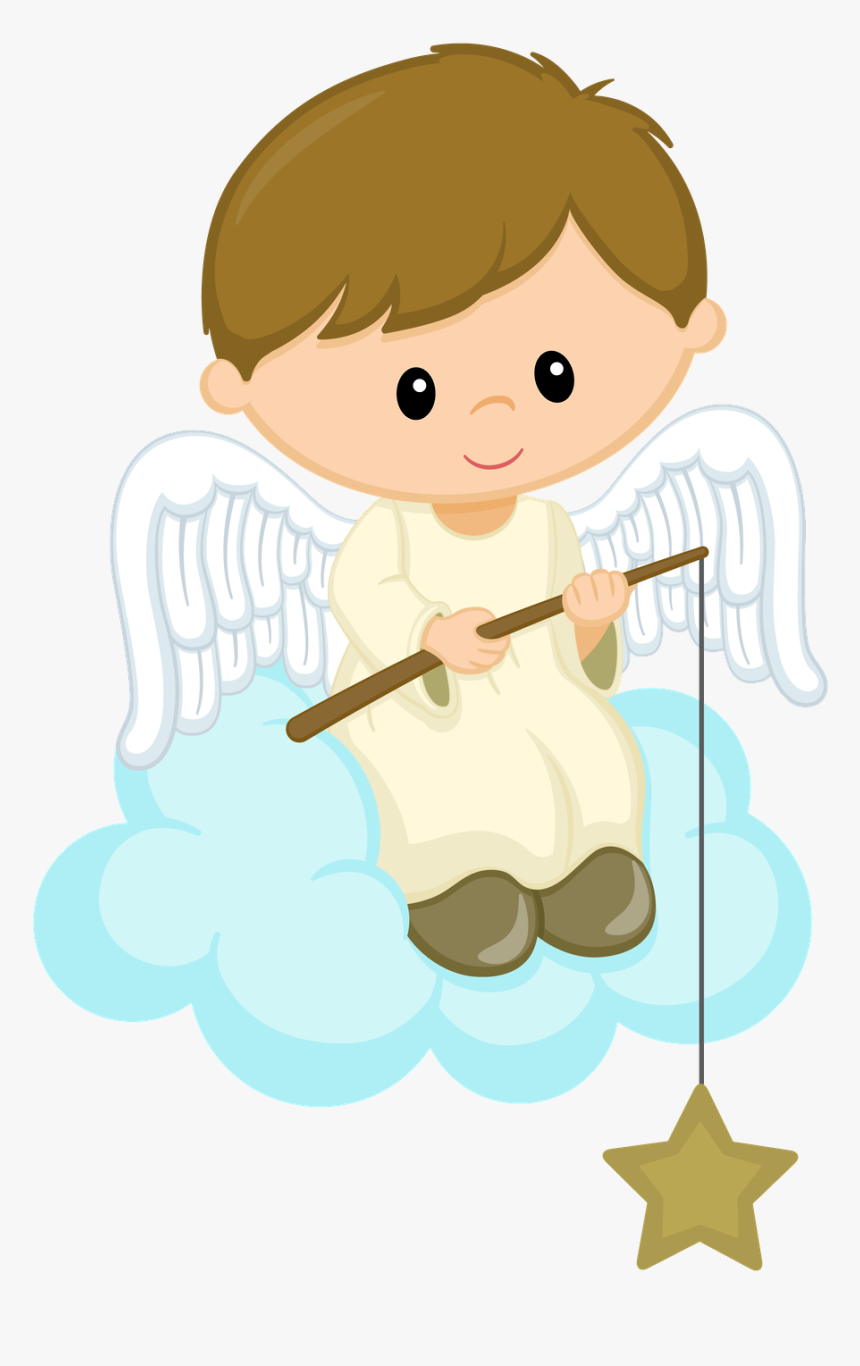 Rosary Clipart Christening Boy - Baby Angel Clipart Png, Transparent Png, Free Download