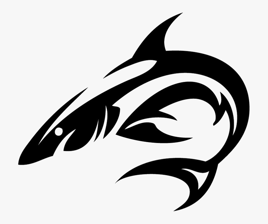 Clipart Sun Tribal - Shark Tattoo Png, Transparent Png, Free Download