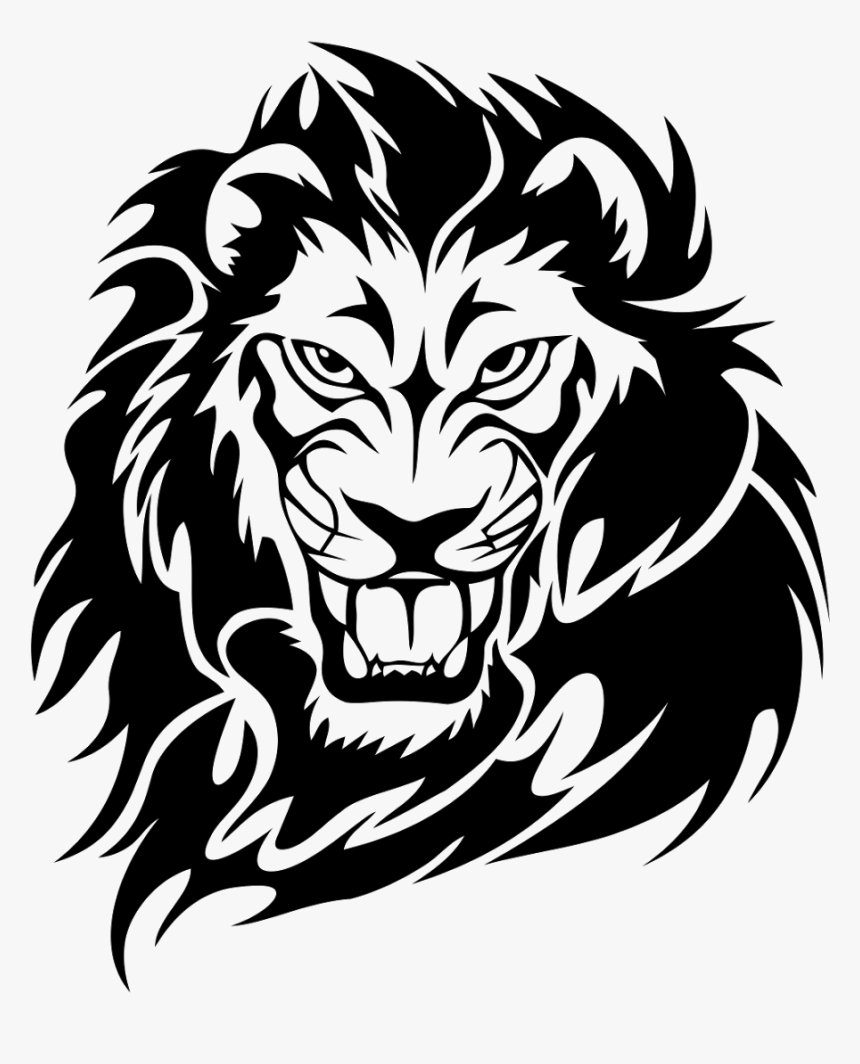 Transparent Lion Head Png - Tribal Lion, Png Download, Free Download