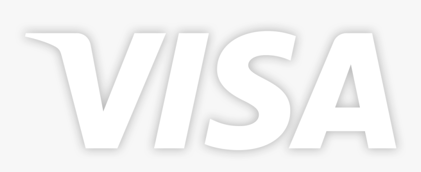 Visa - Visa Logo Png White, Transparent Png, Free Download