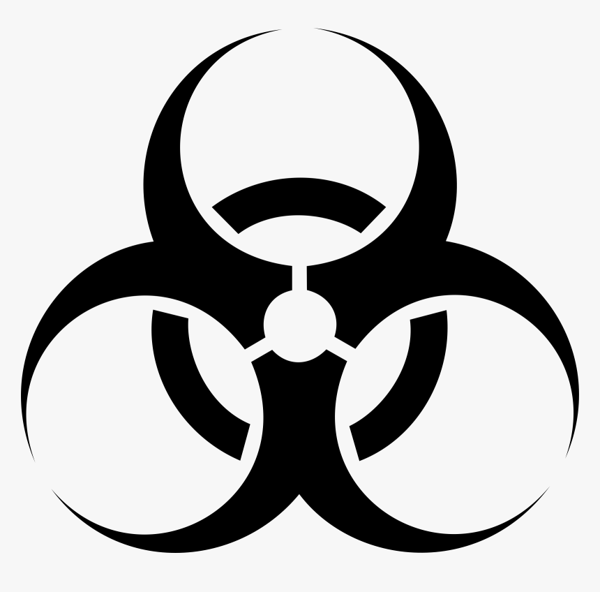 Biological Hazard Symbol Dangerous Goods Clip Art - Biohazard Symbol Png, Transparent Png, Free Download