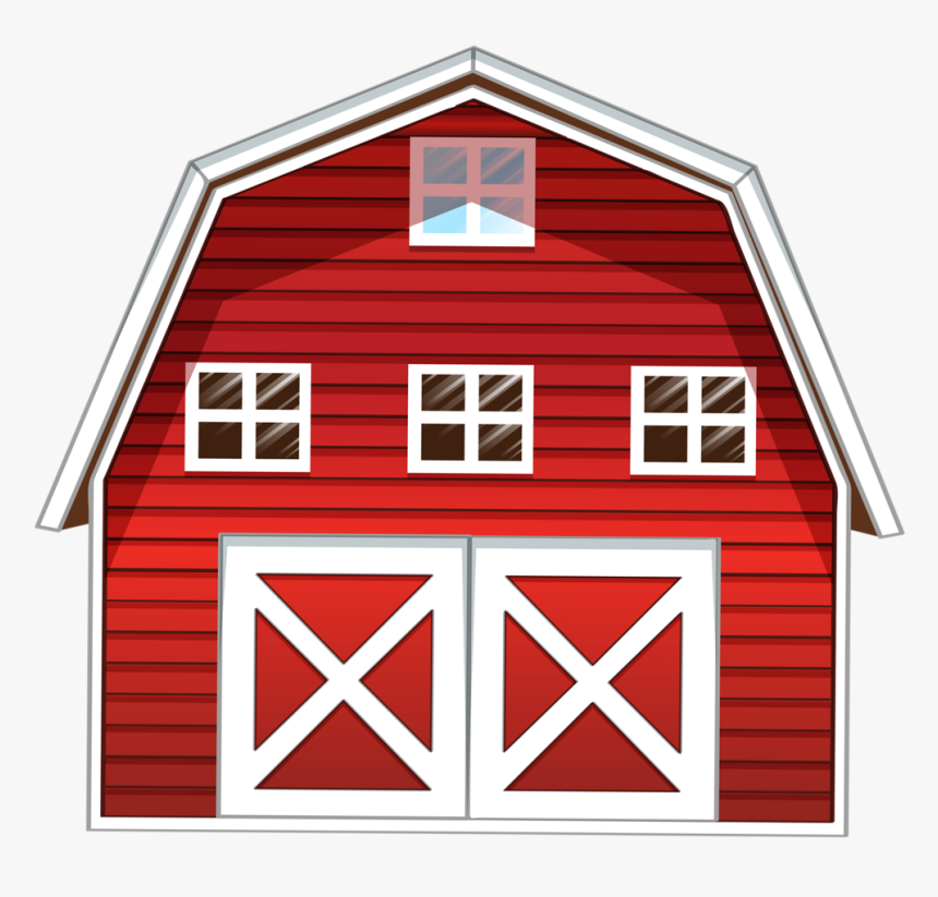 Clip Art - Farm House Vector Png, Transparent Png, Free Download