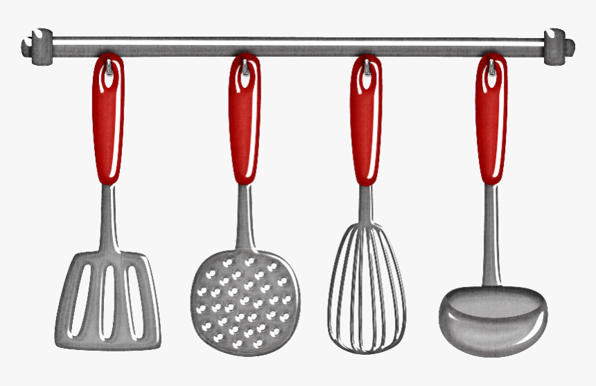 Transparent Spatula Clipart - Kitchen Utensils Clip Art, HD Png Download, Free Download