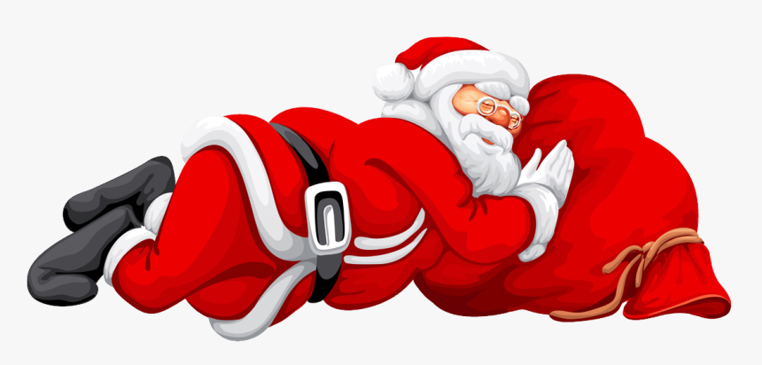 Santa Claus Png Image - Santa Claus Sleeping Png, Transparent Png, Free Download