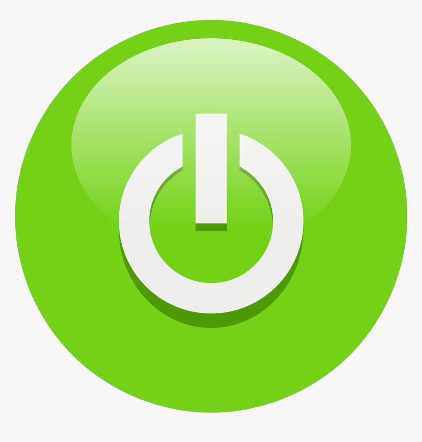 Green Power Button Logo, HD Png Download, Free Download