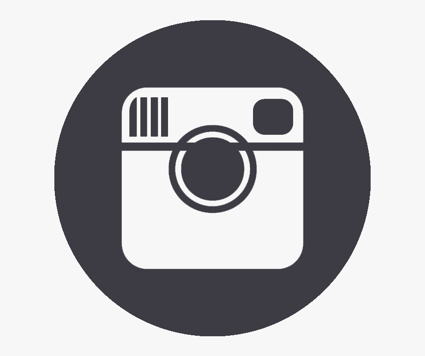 Instagram Round Icon Black Png, Transparent Png, Free Download