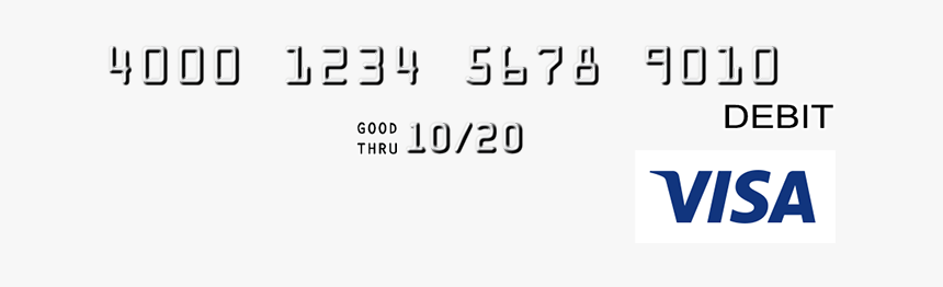 Credit Card Numbers Png, Transparent Png, Free Download