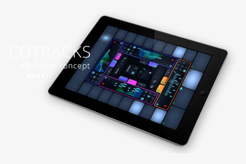 Cotracks Collaborative Multiuser Music App For Ipad - Tablet Computer, HD Png Download, Free Download