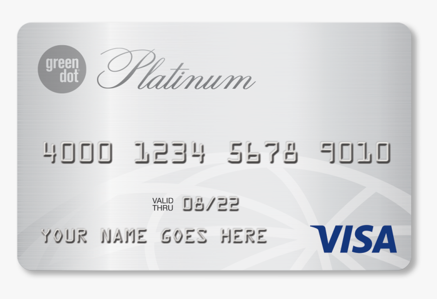 Green Dot Platinum Credit Card, HD Png Download, Free Download