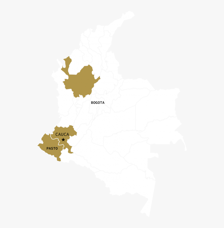 Mapa Colombia En Azul, HD Png Download, Free Download