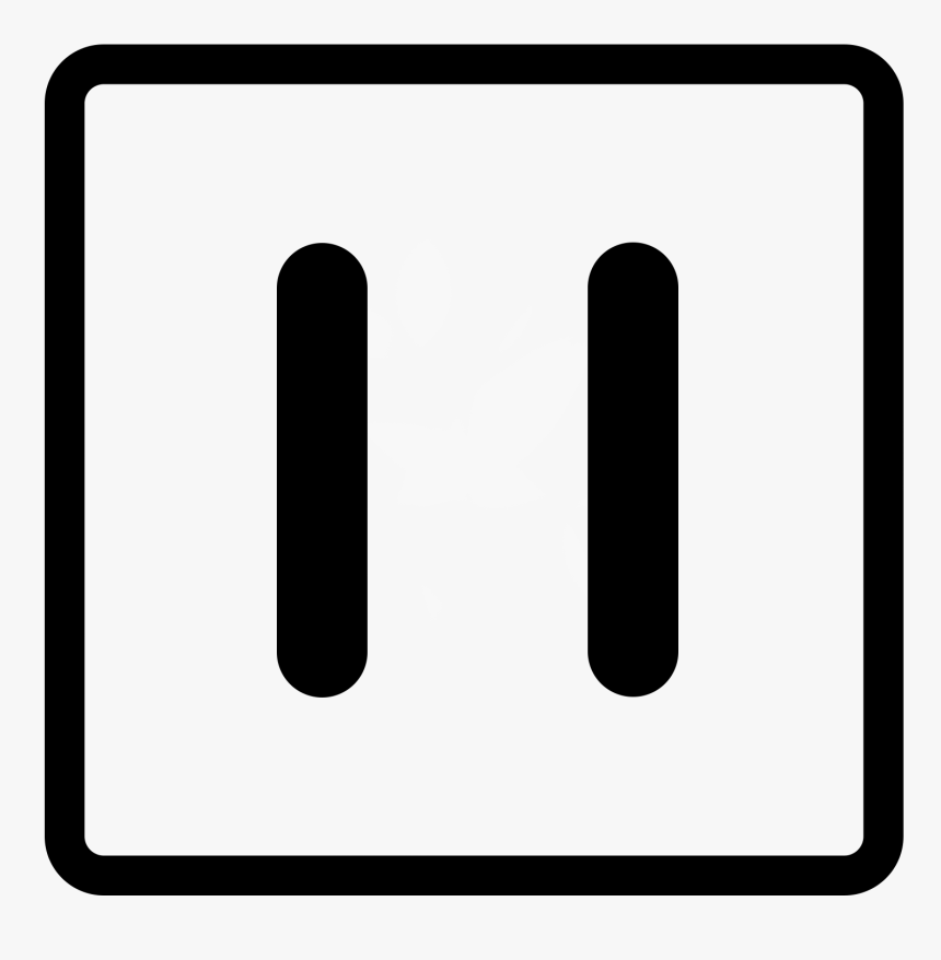 Pause Button Icon Png Free Download - Pause Button Transparentpng, Png Download, Free Download