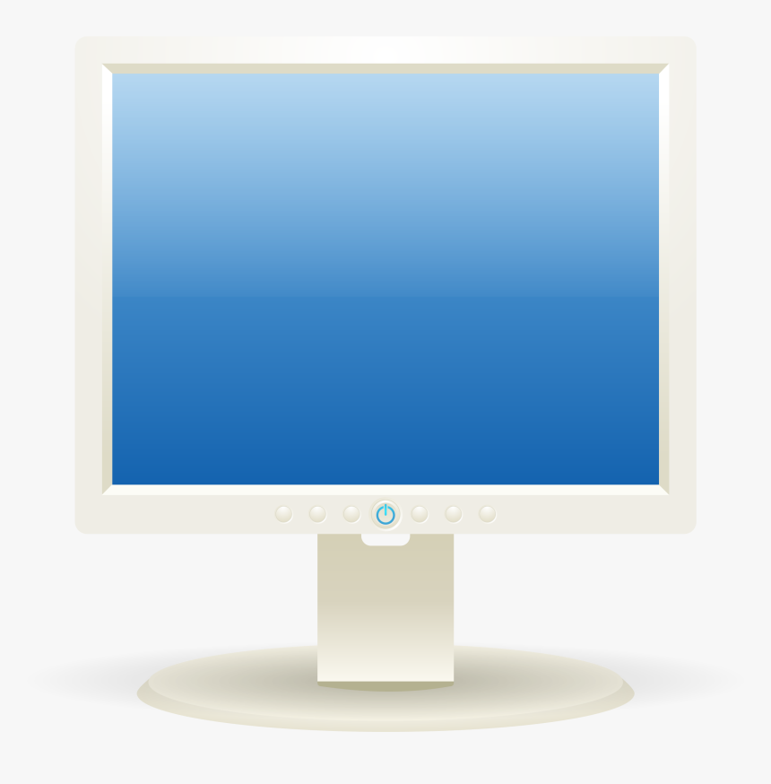 Screen Clipart Computer Monitor - Computer Monitor Clip Art, HD Png Download, Free Download