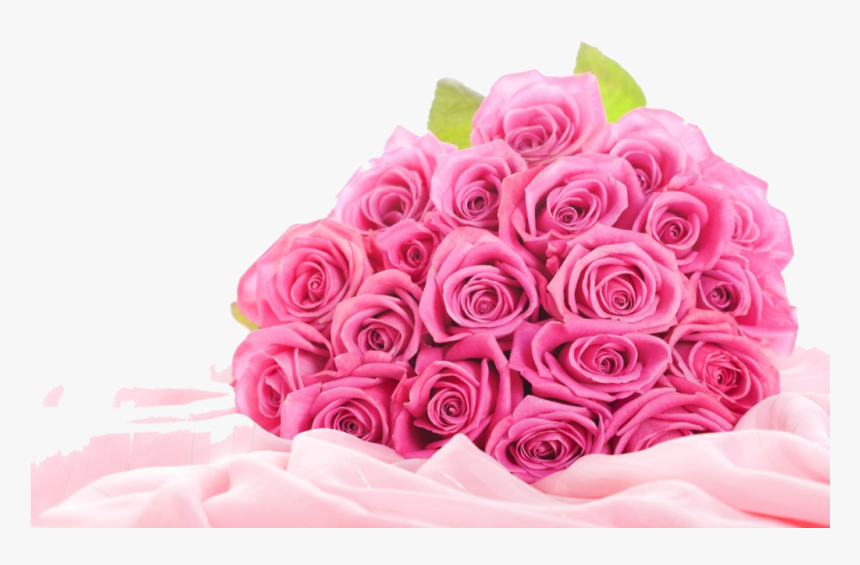Bouquet Of Rose Flowers Png Background Image - Beautiful Pink Rose Flower, Transparent Png, Free Download