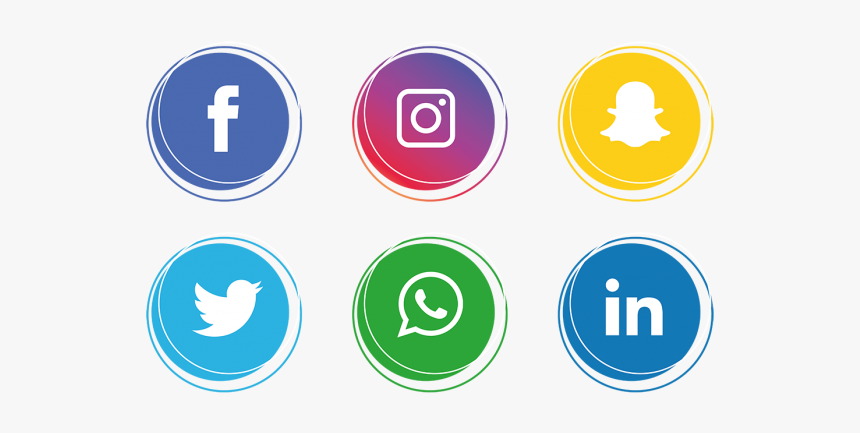 Transparent Background Png Format Social Media Icons, Png Download, Free Download