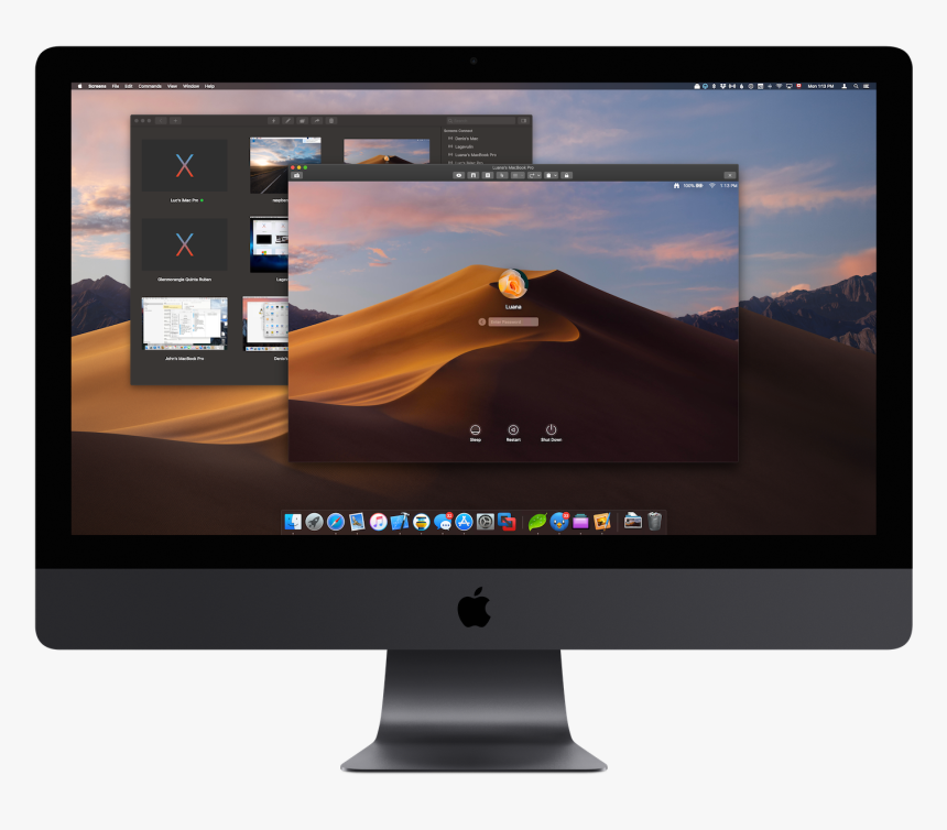 Macos Mojave Dark Mode - Apple Imac 21.5 Mojave, HD Png Download, Free Download