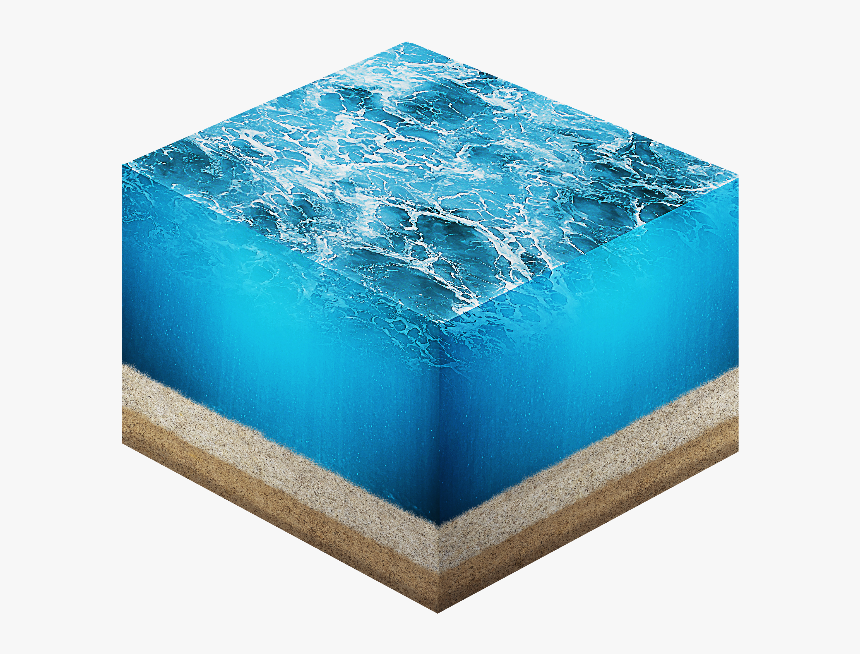 Ocean Cross Section With Water And Sand Png - Water Cross Section Png, Transparent Png, Free Download